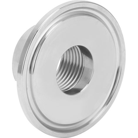 Adaptateur femelle HFS(R) en acier inoxydable 304, filetage NPT 1,5 po vers 1/2 po, pour raccord de tuyauterie Tri Clamp. (1/5)