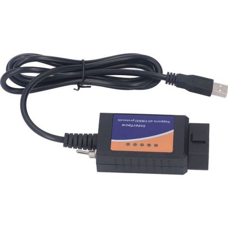 Outil de diagnostic automobile pour ELM327 PIC18F25K80 avec CD, prend en charge tous les protocoles OBD2, adapté pour Ford (1/4)