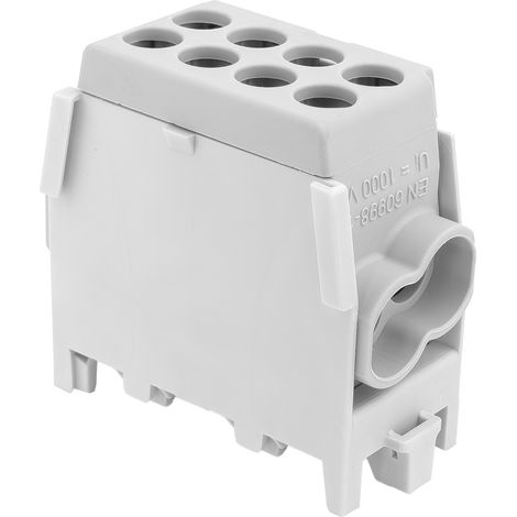 Morsetto di derivazione per blocco di distribuzione Hlak 25-1/2/25 M2, ponte grigio 1P 1.5-25 mm2 Pollmann 2080188 (1/5)