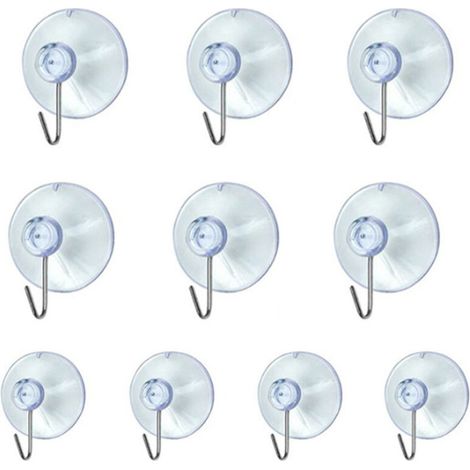 Ventouse en plastique de 4,5 cm, lot de 10, ventouse anti-collision
