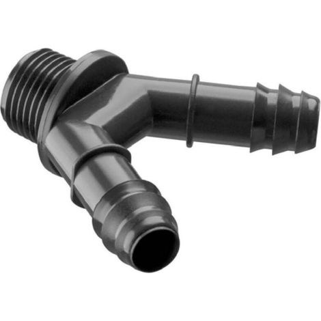 Raccord Y - 1 Pièce - Raccord Cannelé - Ø16mm - Filetage Mâle 1/2 Pouces - Pour Micro Irrigation