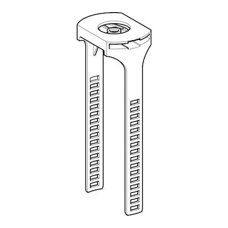 Support de fixation en U GEBERIT 240.159.00.1 pour mécanisme de chasse Type 220 Blanc