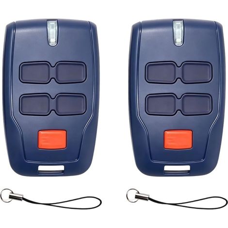 Télécommande de porte de garage pour 2 B RCB, télécommande 433 MHz pour ouverture de portail 2 canaux 4 boutons rolling code compatible avec Rolling 2, Kleio, Ghibli, TRC (1/5)