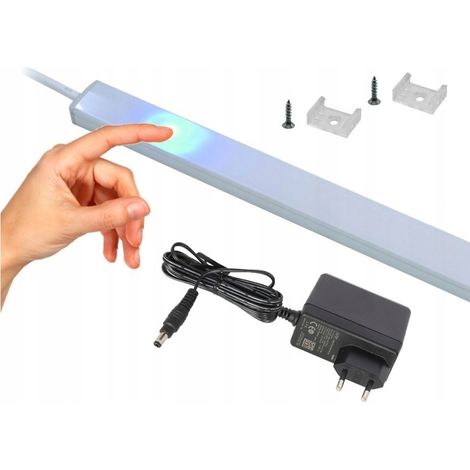 Gerader LED-Möbelstreifen für einen 40 cm breiten Schrank, verstellbar, neutralweiß – 4500 K (1/5)