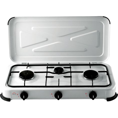 DCG Eltronic EKP 2423 Nero, Bianco Superficie piana Gas 3 Fornelli (1/4)