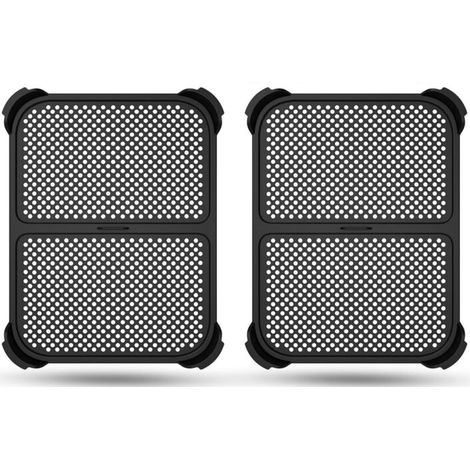 Lot de 2 protections anti-éclaboussures pour friteuse à air chaud Ninja Foodi MAX Dual Zone AF400EU / AF451EU / DZ401, accessoires en silicone, protection anti-éclaboussures réutilisable (1/5)