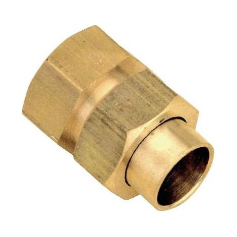 raccord union 3 pièces droit - femelle 20 x 27 - 16 à souder - sachet de 2 (1/2)