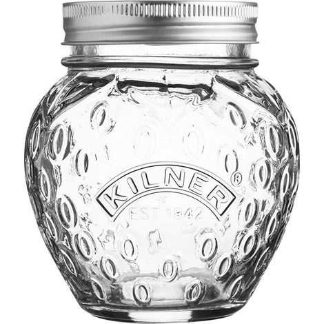 Kilner Fruit Shape Preserve Jar - Strawberry - 0.4 Litre
