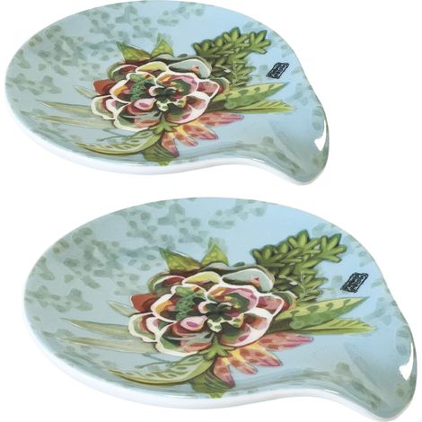 Set de 2 coupelles repose-sachet de thé ou repose cuillère (1/3)
