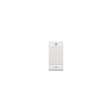 Manette Livinglight MyHOME BUS symbole +/ type bascule 1 module blanc BTICINO N4911ADN (1/2)