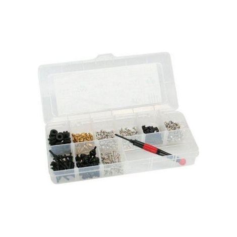Kit di assemblaggio PC InLine con 411 pezzi essenziali