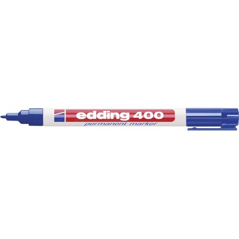 Edding 400 4-400-1-1003 Permanentmarker Blau wasserfest: Ja
