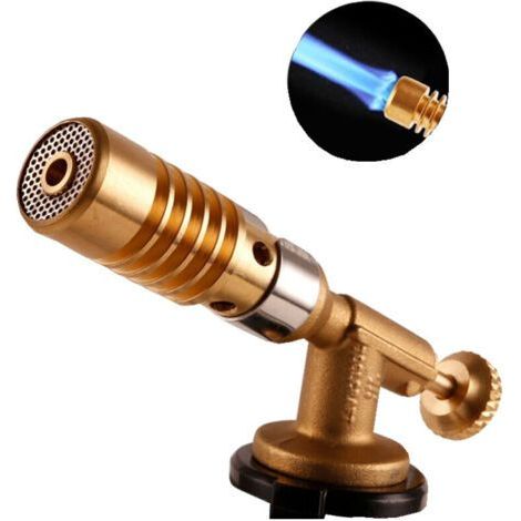 Brass Gas Welding Torch with Brazing Bus All-Copper Spray Gun Portable Cassette Spray Gun Small Macaron Welding Gun (1/5)
