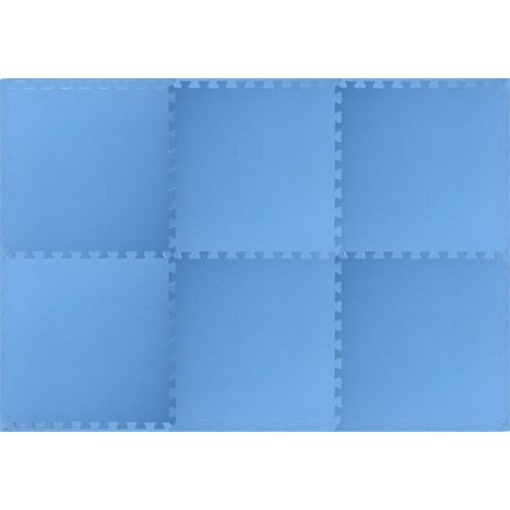Tapis de sol,Tapis de sol 6 pcs 2,16 ㎡ EVA Mousse Bleu CFW887849 (1/5)