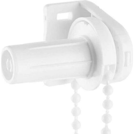 1 Kit Accessoires pour Store Enrouleur,Support Plastique,Tuyau 17mm,Chaîne à Billes 200cm,Installation sans Perçage,Bureau Maison (1/4)