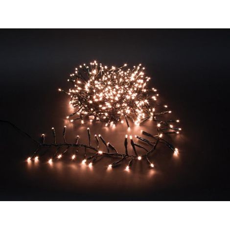 Twistlight Led - 6 M - 510 Lampade Arizona Bianche - Filo Nero - 31v
