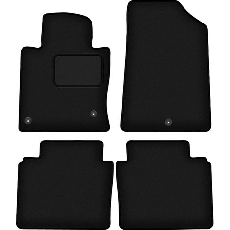 Tappetini auto in velluto nero per: Hyundai Sonata VII berlina (2014-2019) (1/5)