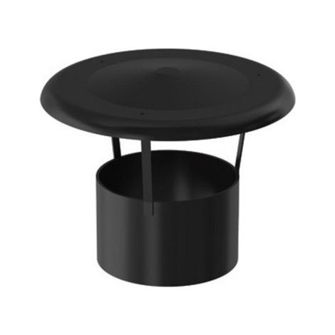 Deflettore di scarico verticale M-H diametro 80mm in acciaio inossidabile - FIG