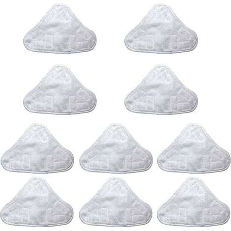 Balai vapeur H2O Mop X5 avec 10 lingettes microfibres, nettoyeur vapeur puissant pour sols durs, kit DUK 10 pièces, surface brillante sans effort. (1/5)