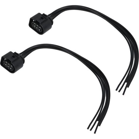 Connecteur électrique 6 broches 2 pièces, fiche filaire souple et stable, 1J0 973 733 compatible TT MK2 (1/5)