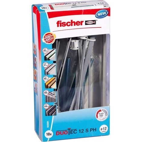 Fischer 542591 DUOTEC 12 S PH M LD Cheville pour corps creux 10 pc(s) (1/10)