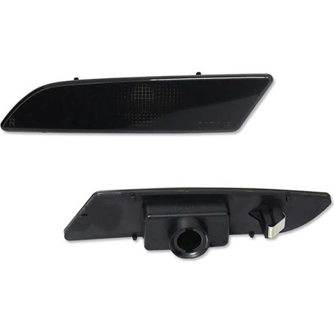 LED Voiture Feu Arrière Côté Coques Boîtier Position Latéral Pare-chocs Avant Arrière Voiture Pour Chrysler Pour Crossfire 2004-2008 Clignotant Sans Ampoule(2PC Rear Smoked Lens) (1/5)