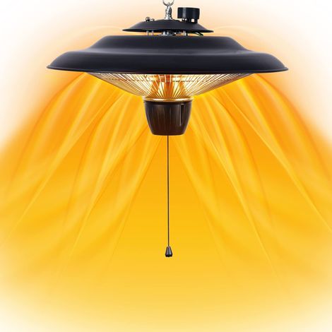 Chauffage extérieur pour jardin, terrasse, chauffage halogène 800 W et 2000 W pour serre et tente (1/5)