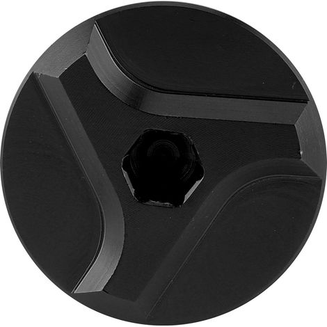 Bouchon et bouchon de vidange d'huile moteur pour moto, compatible avec BMW S1000RR/R, S1000XR et G310GS (noir). (1/5)