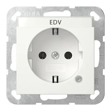Gira Presa SCHUKO Controll + BSF System 55 Bianco puro [445203], 4452 03