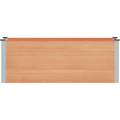 Maison Exclusive - Hochbeet Braun 150 x 50 x 54 cm
