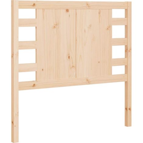 Maison Exclusive - Cabecero de cama madera maciza de pino 96x4x10 (1/5)