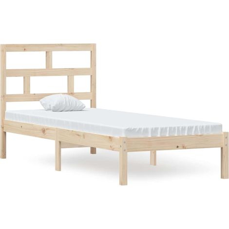Maison Exclusive - Massivholzbett 75x190 cm (1/5)