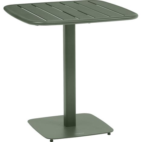 Tavolo da giardino alegoria 2 posti 70x70cm verde alloro - Hespéride