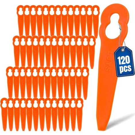 Lot de 120 lames de rechange en plastique pour débroussailleuse sans fil Stihl Polycut 2-2 Polycut 3-2 FSA 45 FSA 57 (1/5)