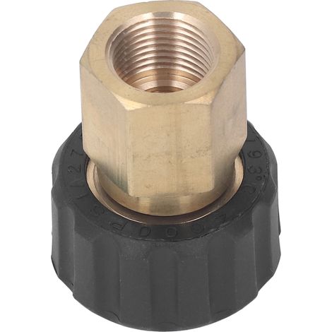 Pistolet de Nettoyage Haute Pression, Connecteur M22 14mm Femelle, Adaptateur G3/8 Femelle, Pièces de Rechange 5000 PSI (1/5)