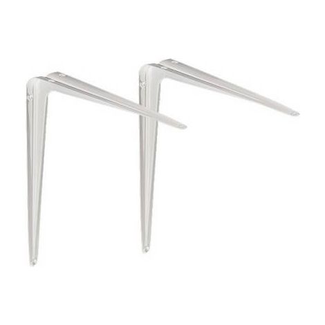 10 x 2 PZ MENSOLE NERVATE BIANCHE Misura: 125 x 150