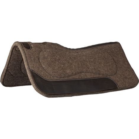 Sottosella western in feltro e  neoprene con rinforzi in pelle 31" x 32"