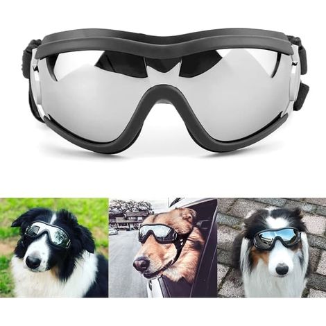 Filiyano-Lunettes pour chien protection UV étanches et coupe-vent pour la protection des yeux (1/4)