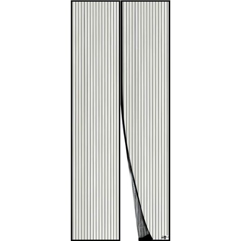 Litzee – Magnetisches Moskitonetz für Türen 80x210 cm – Ultrafeines Netzgewebe – Starke Magnete – Einfache Montage ohne Schrauben oder Nägel (1/5)