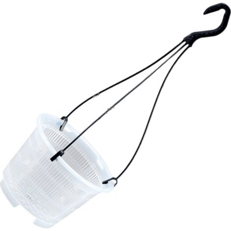 Macetas colgantes para orquídeas - Piezas transparentes