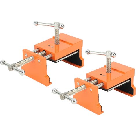 Lot de 2 pinces de fixation pour armoire, montage rapide, en alliage d'aluminium et acier. (1/5)