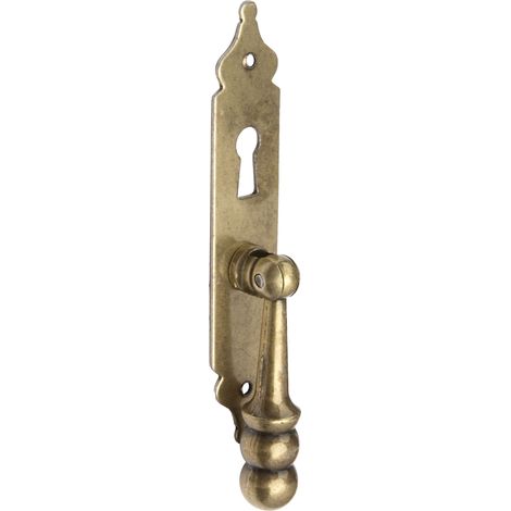 Poignée pendule Plaque avec trou, 23 x 120 mm