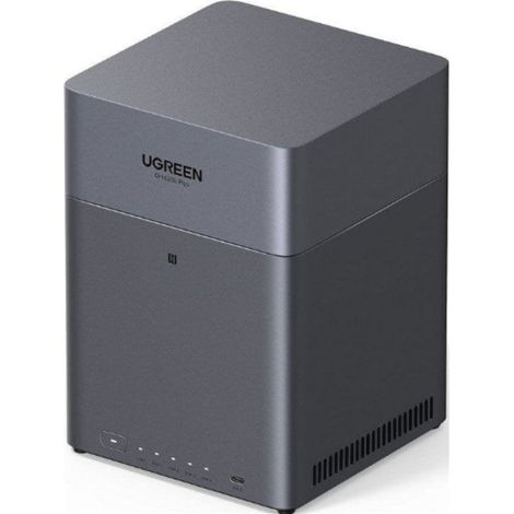 NAS 4 bahías Ugreen DH4300 Plus 8GB ARM 2,5GbE HDMI 4K seguridad NFC copia remota (1/3)