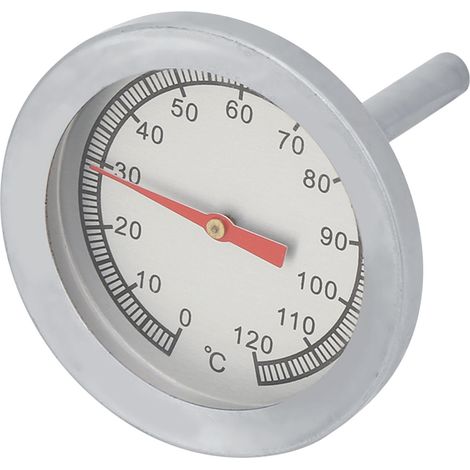 Stück BBQ-Pizzagrill-Thermometer, Temperaturanzeige 120 °C, für Grillgerichte (1/5)
