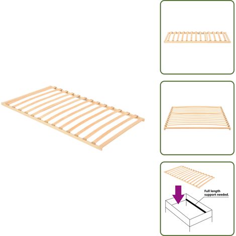 Lattenrost mit 13 Latten 120x200 cm - Holz Lattenrost - Lattenrost Buche - Lattenrost 120x200 - Bettenrahmen - Lattenrost Günstig (1/5)