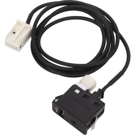 Câble de remplacement résistant à l'usure pour interrupteur AUX USB de voiture, compatible avec les modèles 3, Z, X5 et X6. (1/5)
