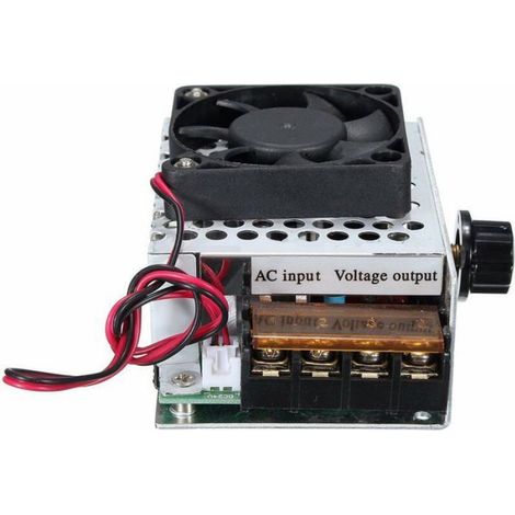 Régulateur De Tension - 4000 W - 220 V AC - Pour Four Électrique Chauffe-Eau Fer À Repasser - 1 Pièce (1/3)