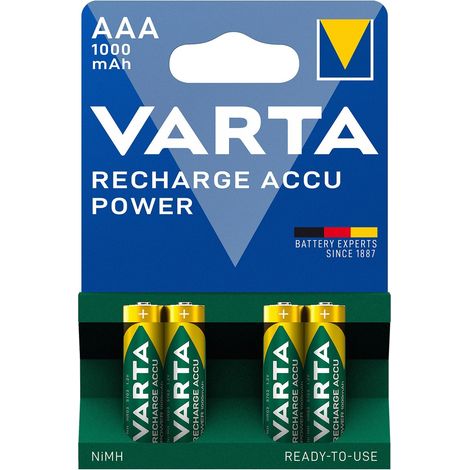 Akku aaa 1000 mah 4er pack