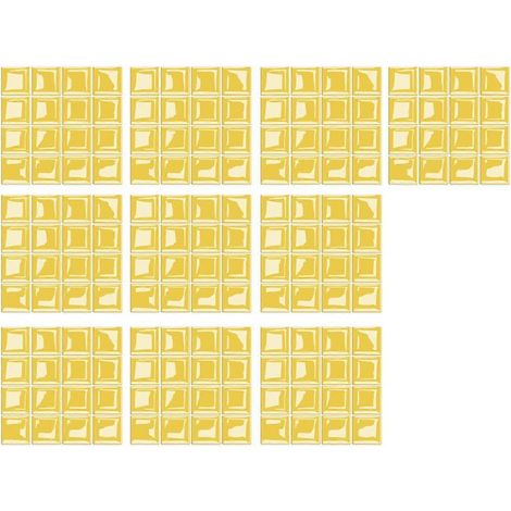 Lot de 10 stickers muraux en cristal autocollantes pour la décoration de votre chambre, bureau et cuisine. (1/4)