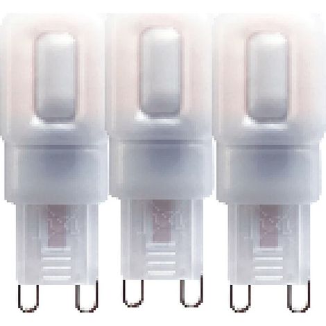 Ampoule LED - capsule G9 2.5W 240lm 2700K givré 270° pack de 3